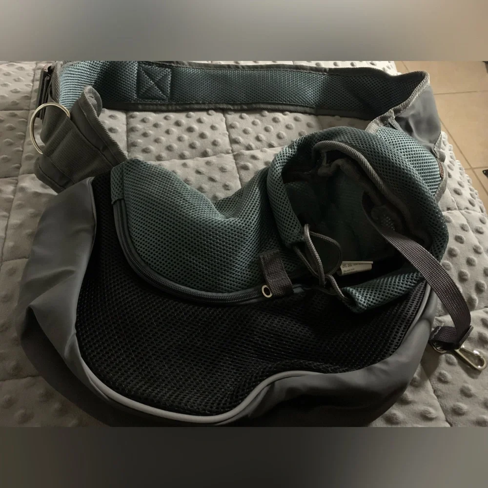 YUDODO Pet Dog Sling Carrier Breathable Mesh Travel Safe Sling Bag Carrier
